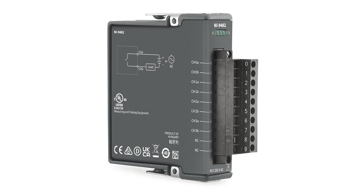 4-channel C series relay output module that directly connects to a wide array of industrial devices
