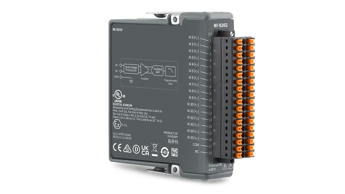 16-channel C series voltage input module with excellent flexibility